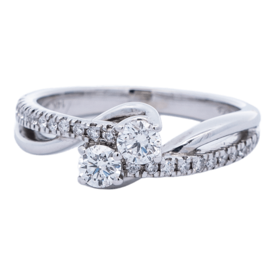 Picture of  Ring 14k White Gold 24 Diamonds