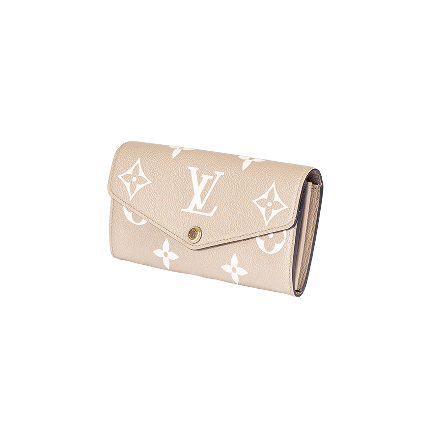 Picture of LOUIS VUITTON Louis Vuitton Sara Wallet Taupe Bicolor Empriente