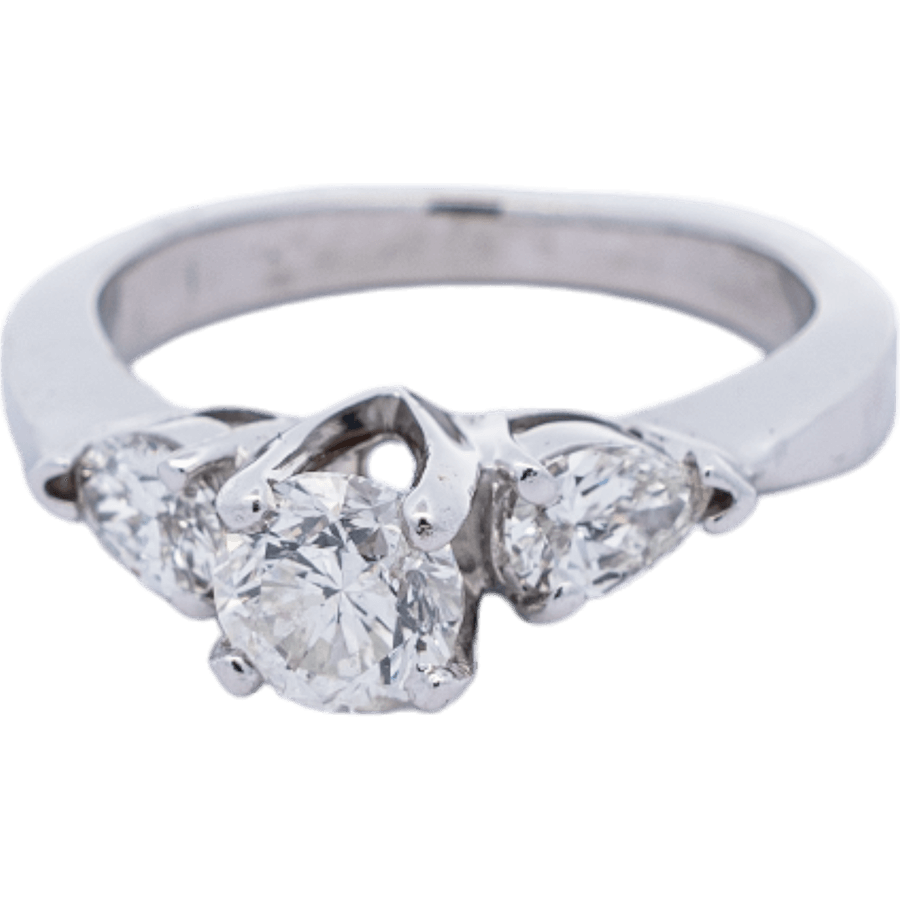 Picture of  Ring 14k White gold 3 Diamonds