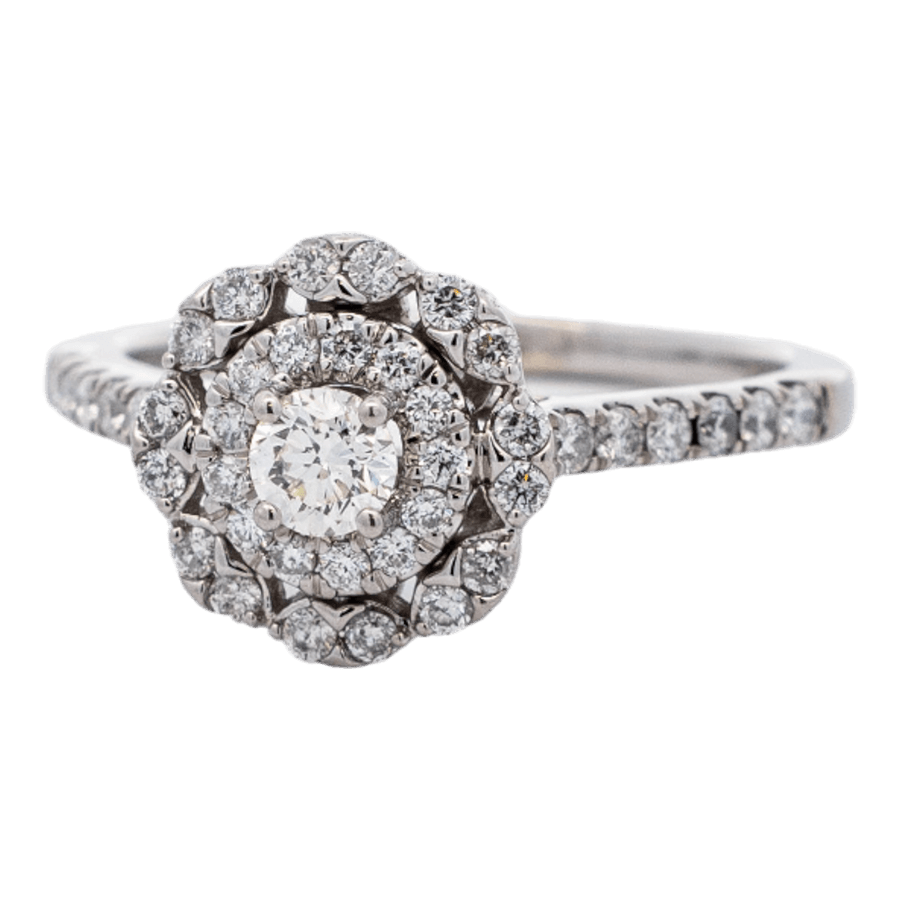 Picture of  Ring 14k White Gold 42 Diamonds