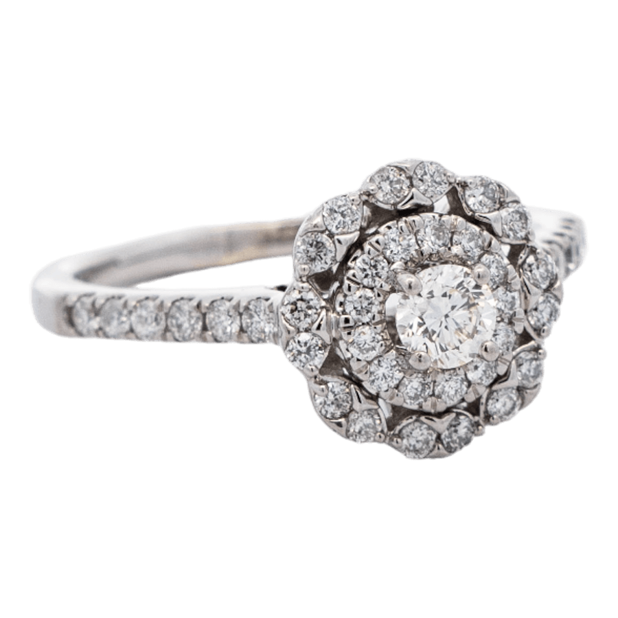 Picture of  Ring 14k White Gold 42 Diamonds