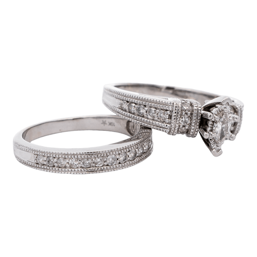 Picture of  Ring 10k White Gold 37 Diamonds