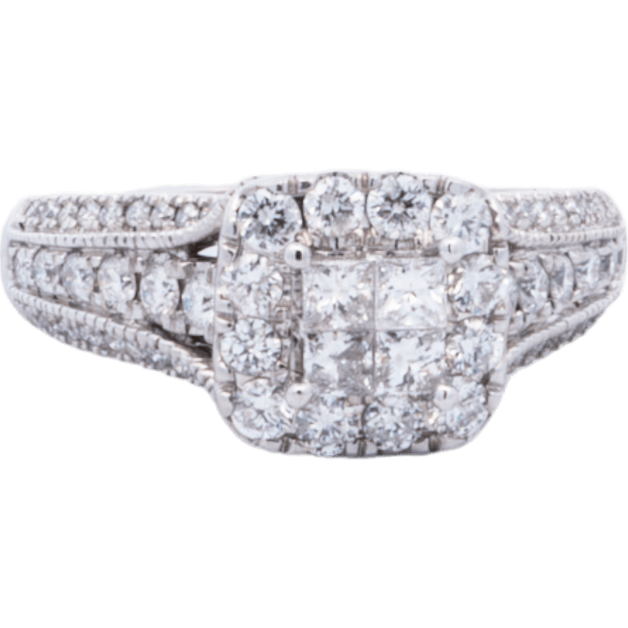 Picture of  Ring 10k White Gold With 1.92 Carats Of Diamonds