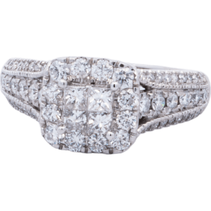 Picture of  Ring 10k White Gold With 1.92 Carats Of Diamonds