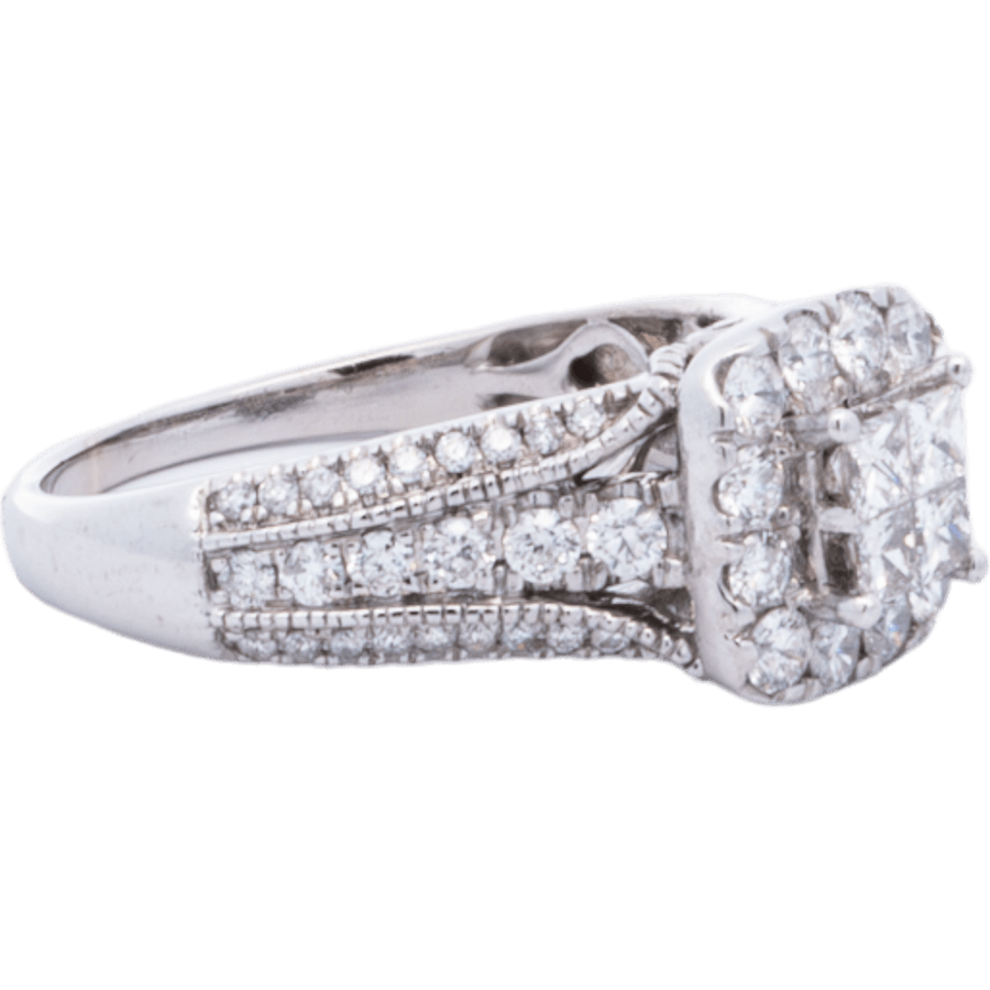 Picture of  Ring 10k White Gold With 1.92 Carats Of Diamonds