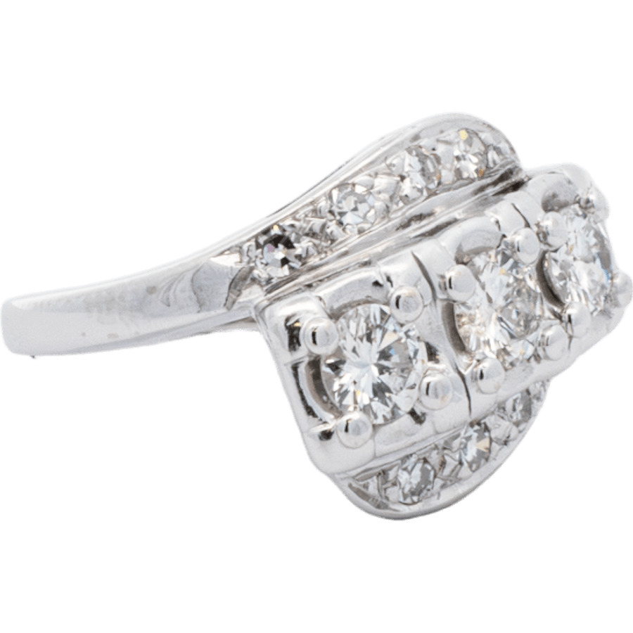 Picture of  Ring 14K White Gold 11 Diamonds