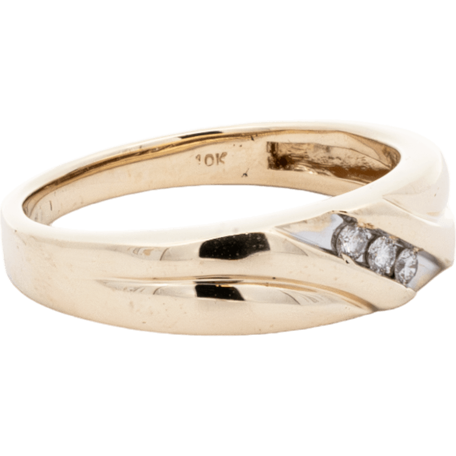 Picture of  Ring 10K Yellow Gold 3 Diamonds