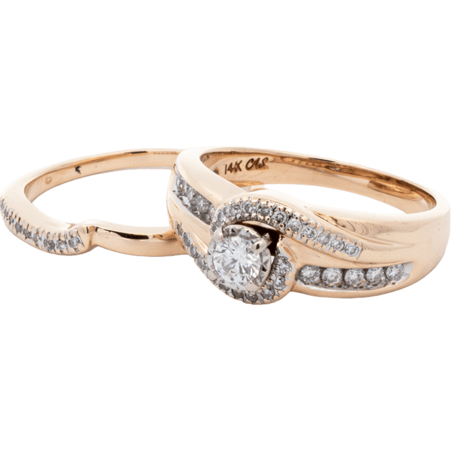 Picture of  Ring 14K Yellow Gold 35 Diamonds