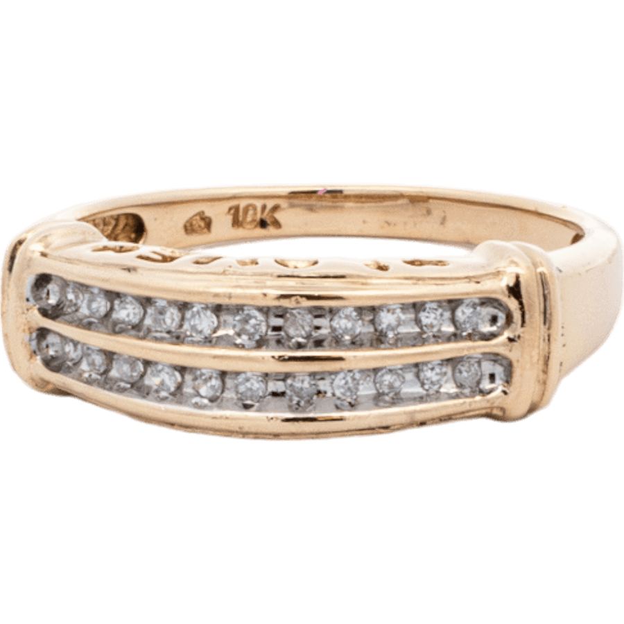 Picture of  Ring 10K Yellow Gold 22 Diamonds