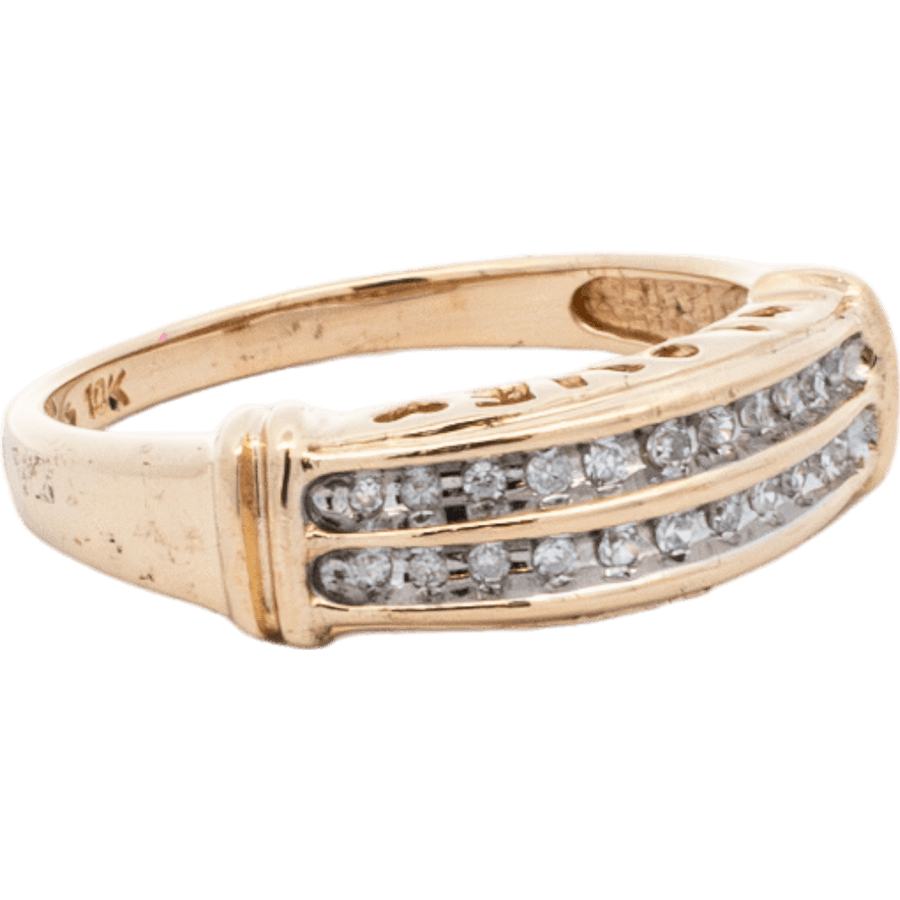 Picture of  Ring 10K Yellow Gold 22 Diamonds