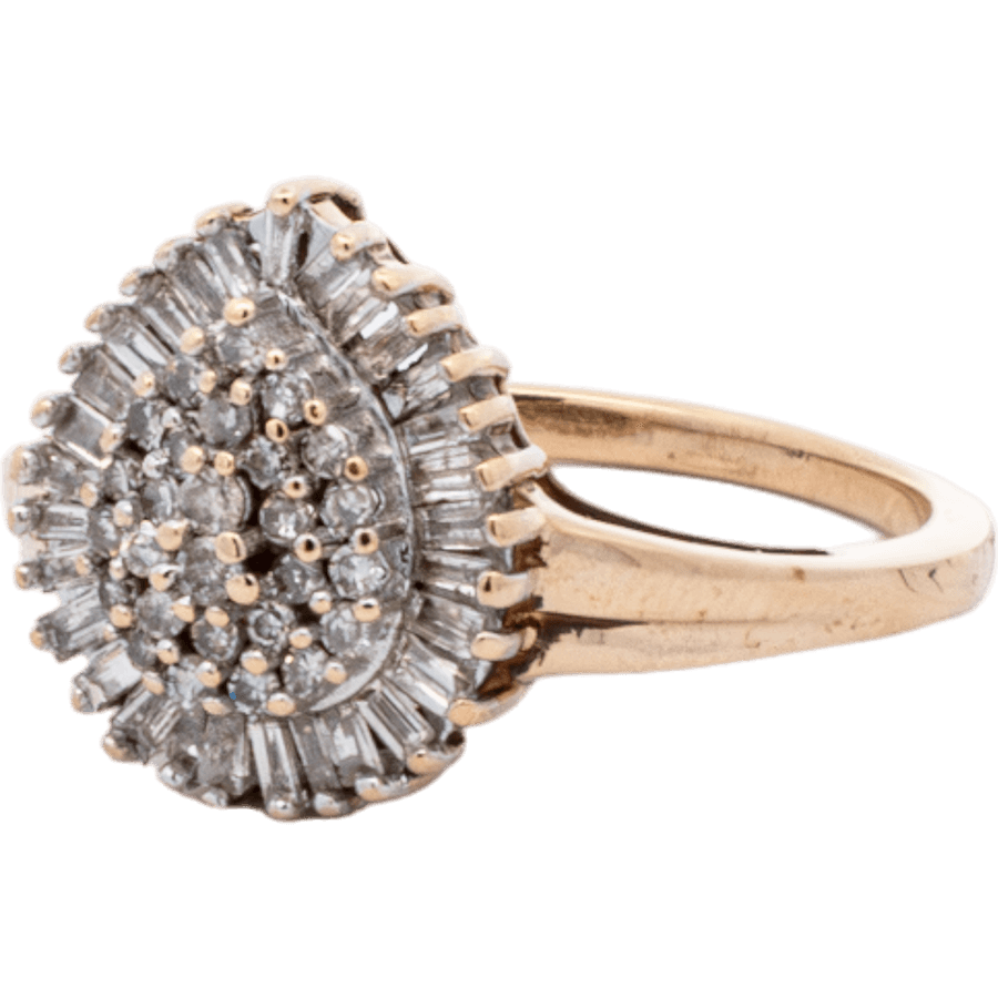 Picture of  Ring 14K Yellow Gold 55 Diamonds