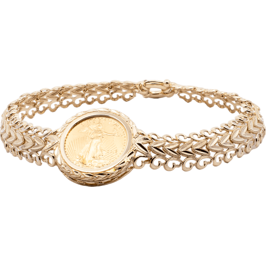 Picture of  Bracelet 14K Yellow Gold Diamonds