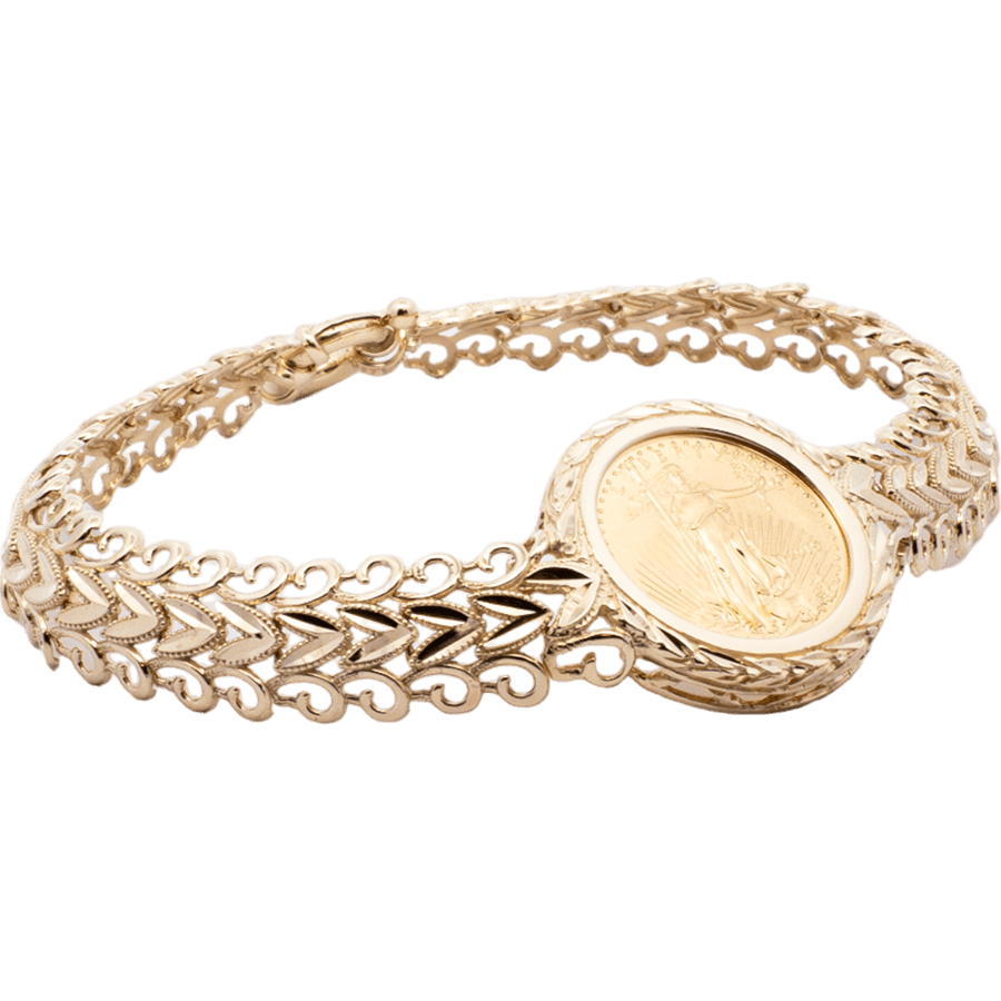 Picture of  Bracelet 14K Yellow Gold Diamonds