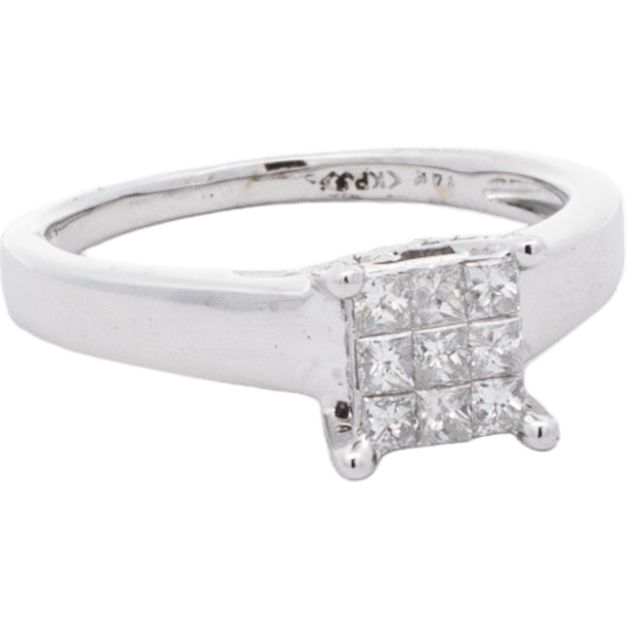 Picture of  Ring 14K White Gold 43 Diamonds