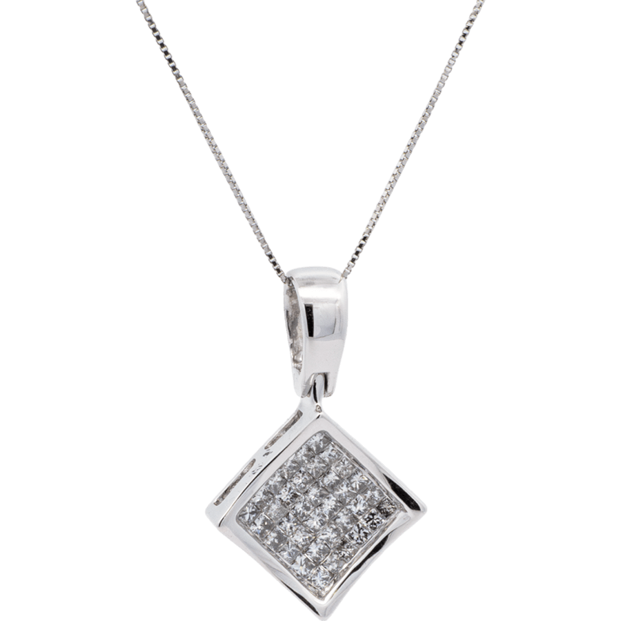 Picture of  Pendant 14K White Gold 36 Diamonds