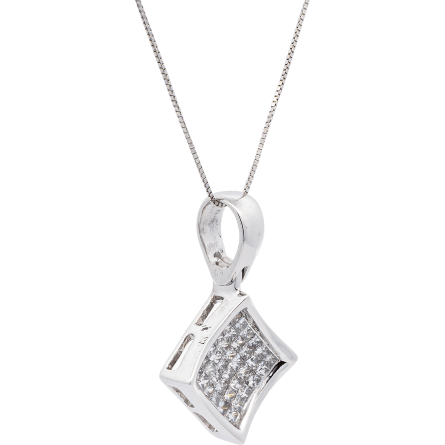 Picture of  Pendant 14K White Gold 36 Diamonds