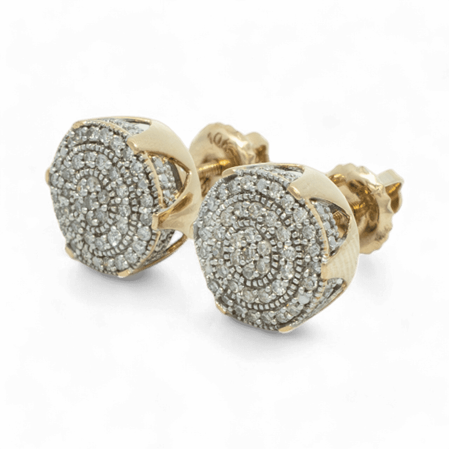 Picture of  Earrings 10k Yellow Gold with 0.504 Carats of Diamond