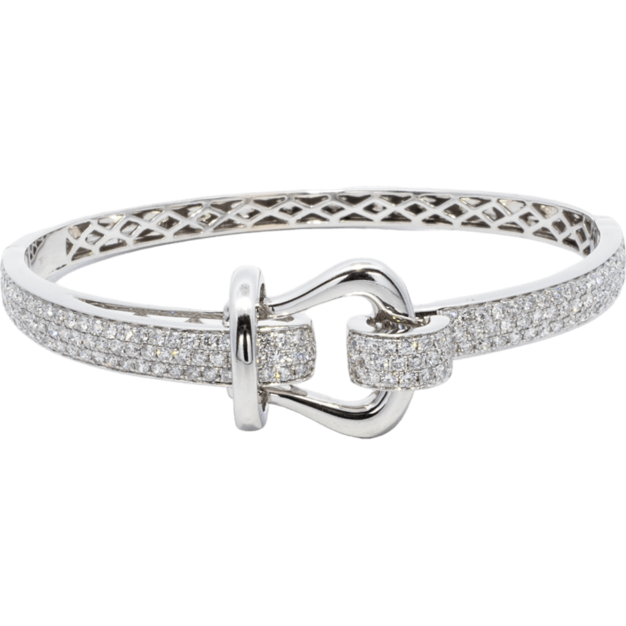  Bracelet 18k White Gold 453 Diamonds
