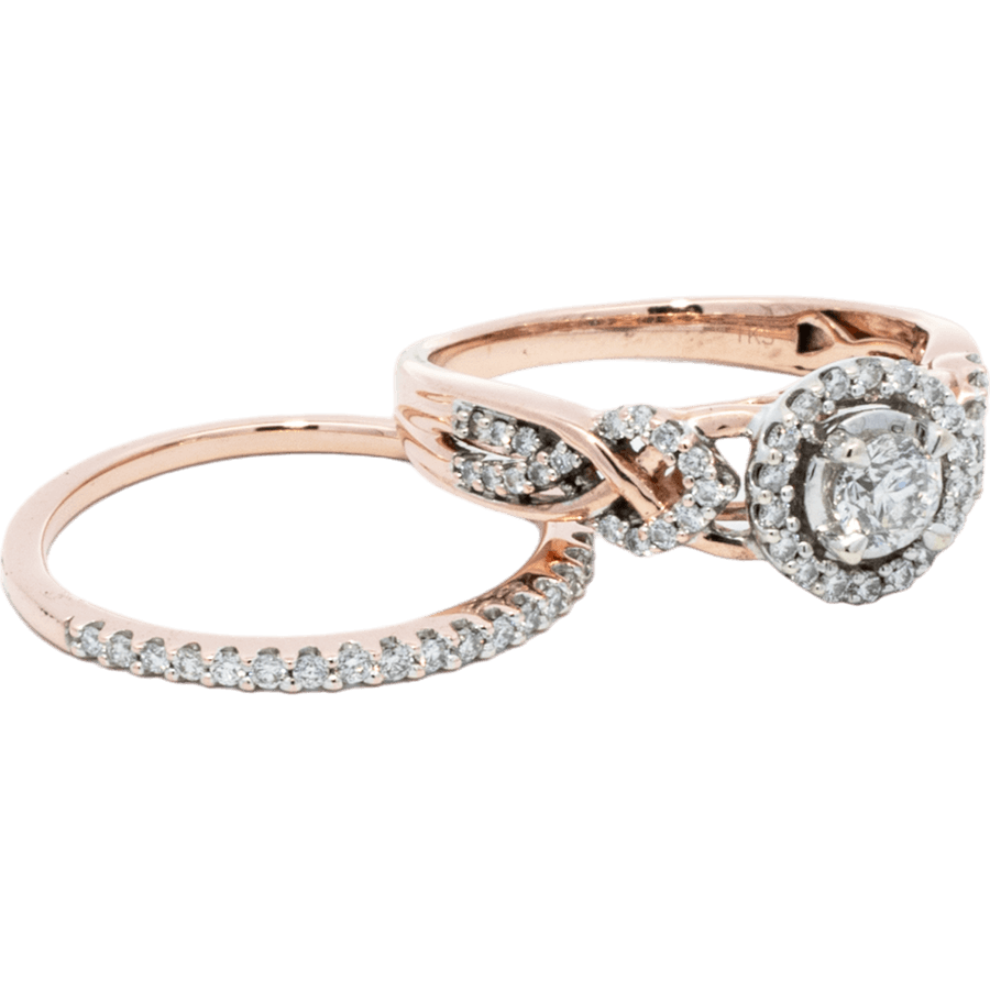 Picture of  Ring 14k Rose Gold 75 Diamonds