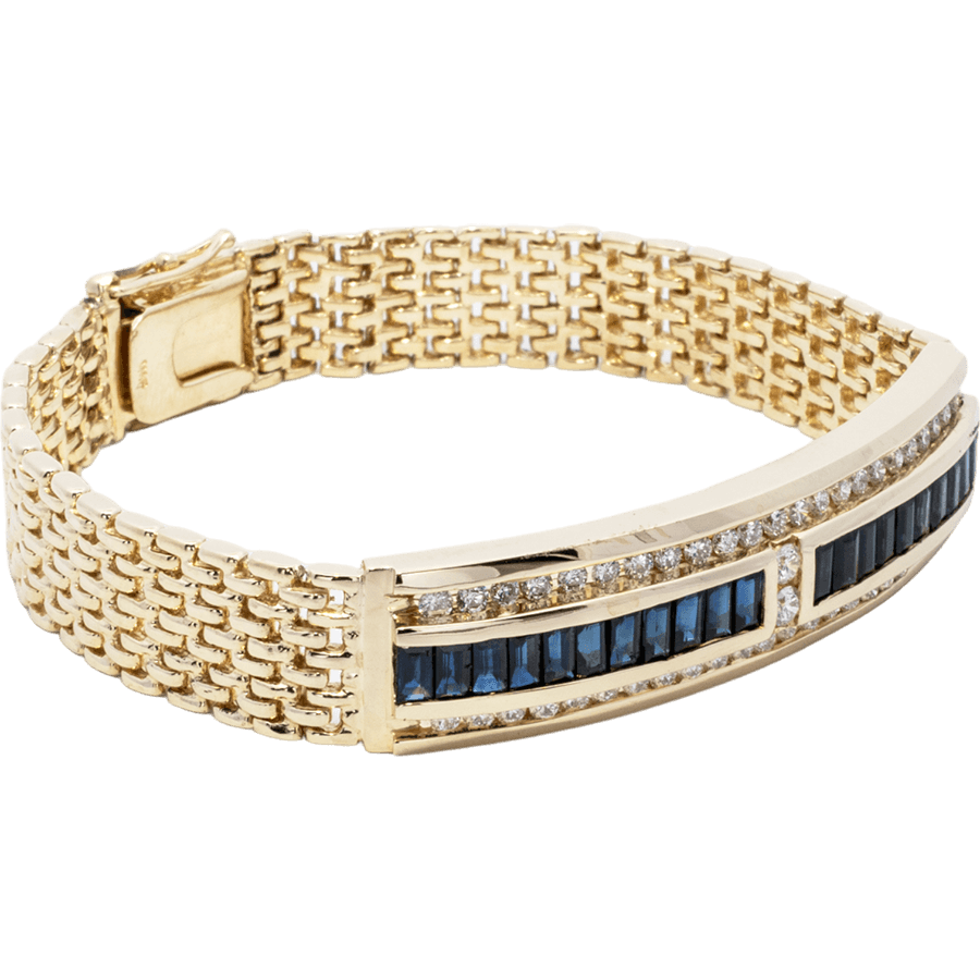 Picture of  Bracelet 14k Yellow Gold 48 Diamonds