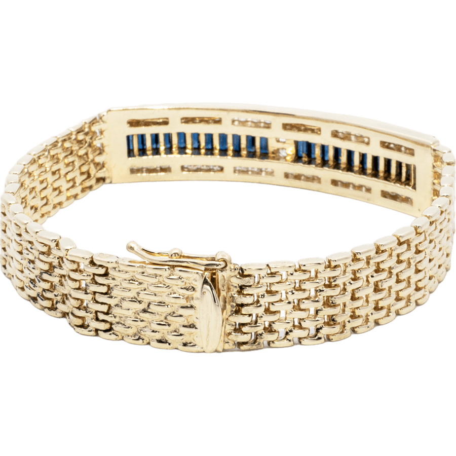 Picture of  Bracelet 14k Yellow Gold 48 Diamonds