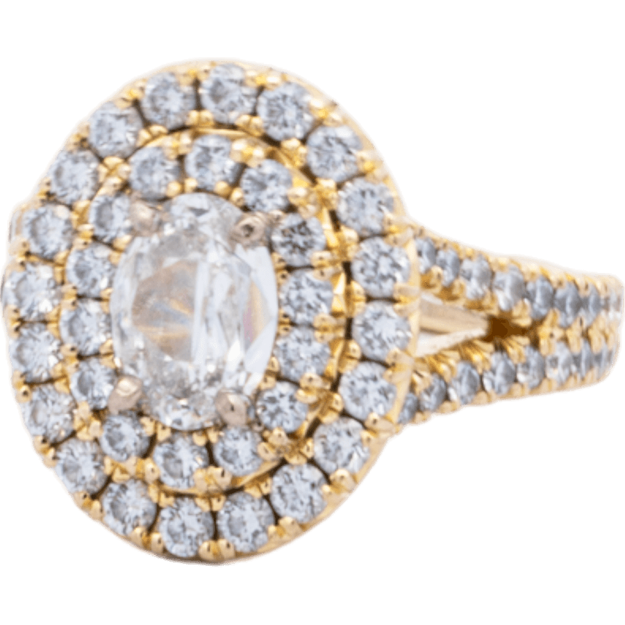 Picture of  Ring 10k Yellow Gold With 2.6 Carats Of Diamonds