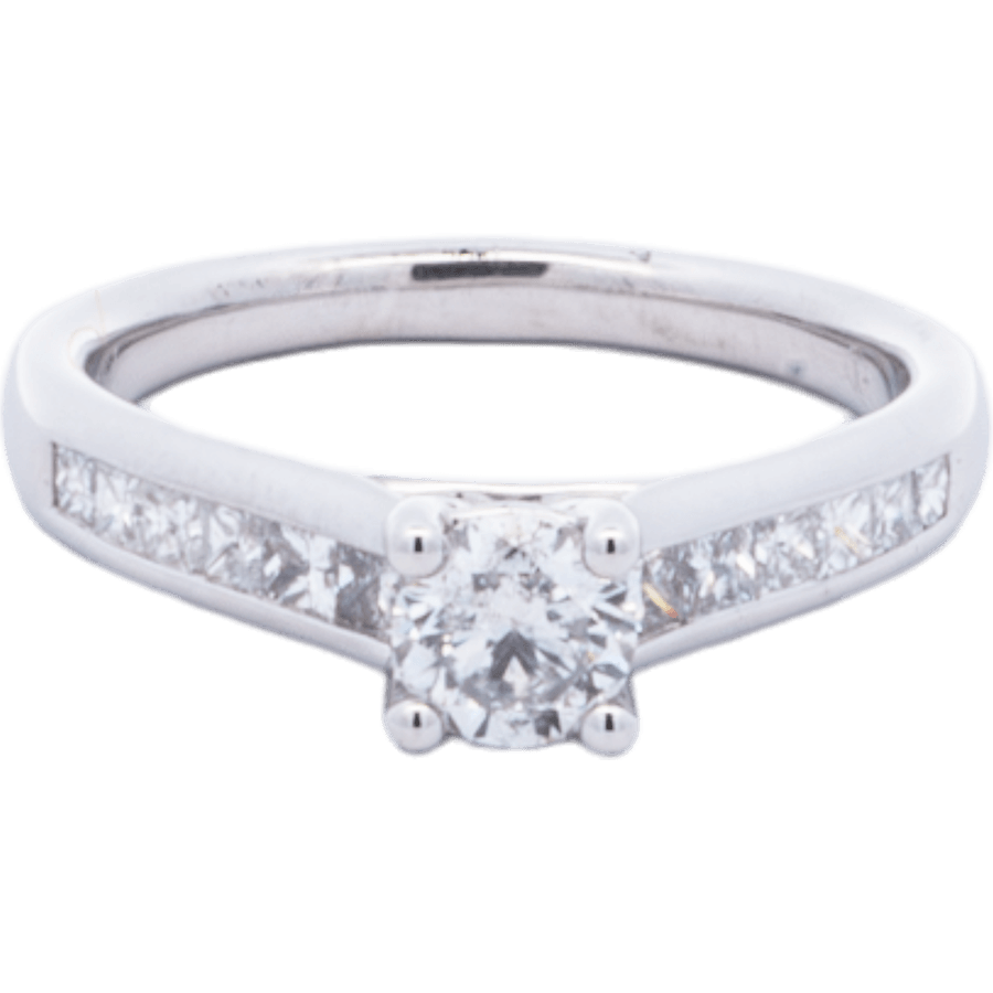 Picture of  Ring 14k White Gold With 0.96 Carats Of Diamonds