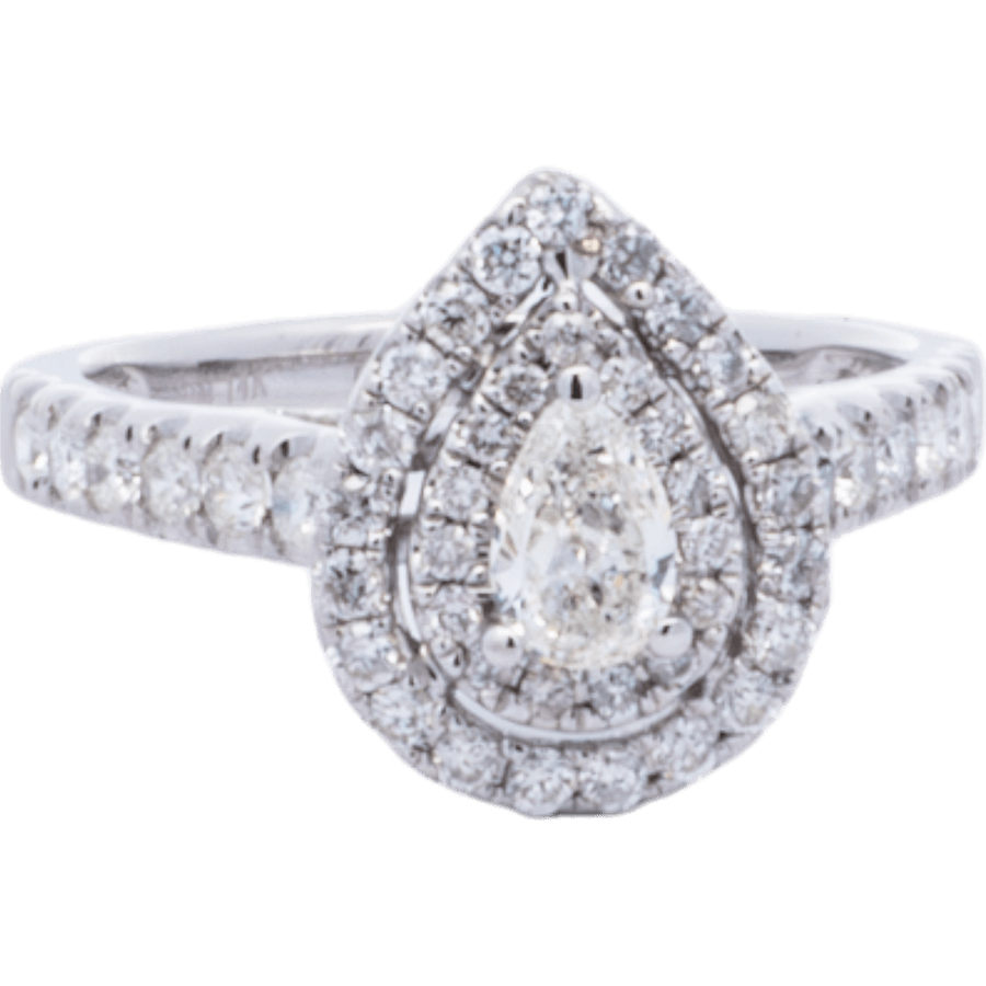 Picture of  Ring 14k White Gold With 0.98 Carats Of Diamonds