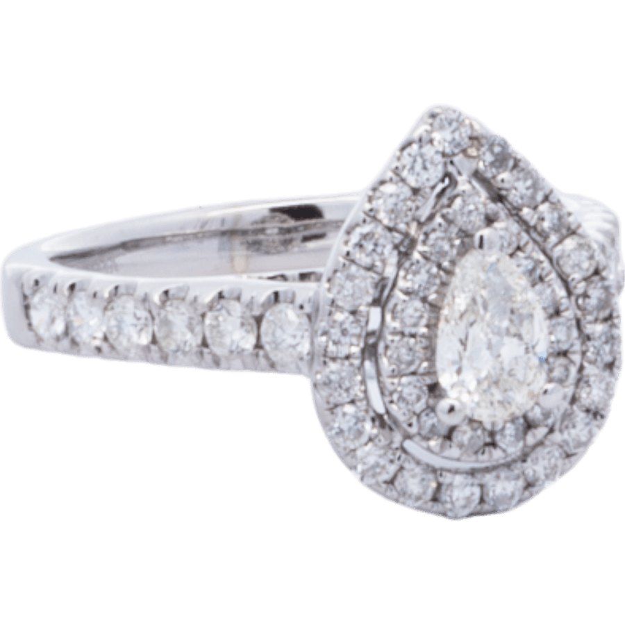 Picture of  Ring 14k White Gold With 0.98 Carats Of Diamonds