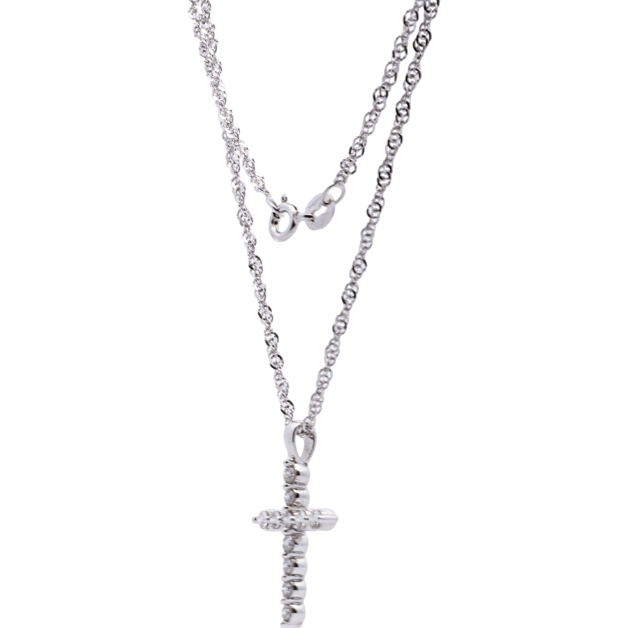 Picture of  Necklace 14k White Gold With 0.77 Carats Of Diamonds