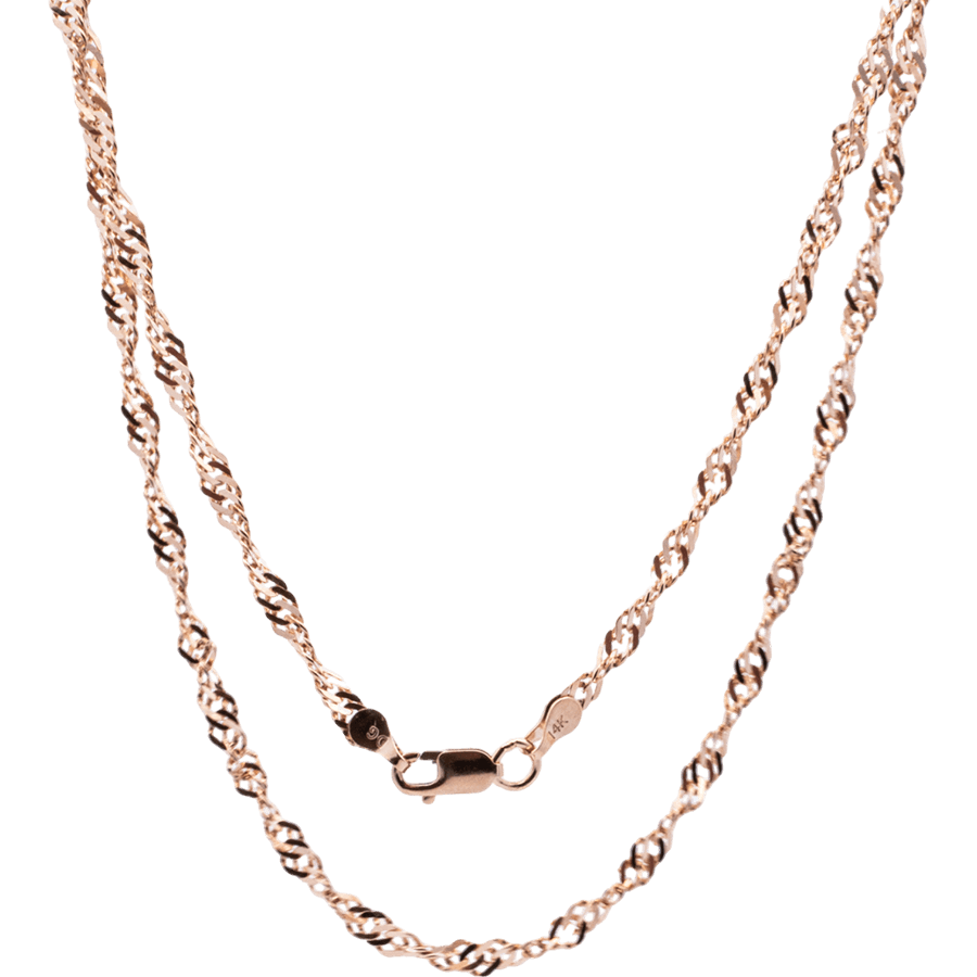  Chain 14k Rose Gold