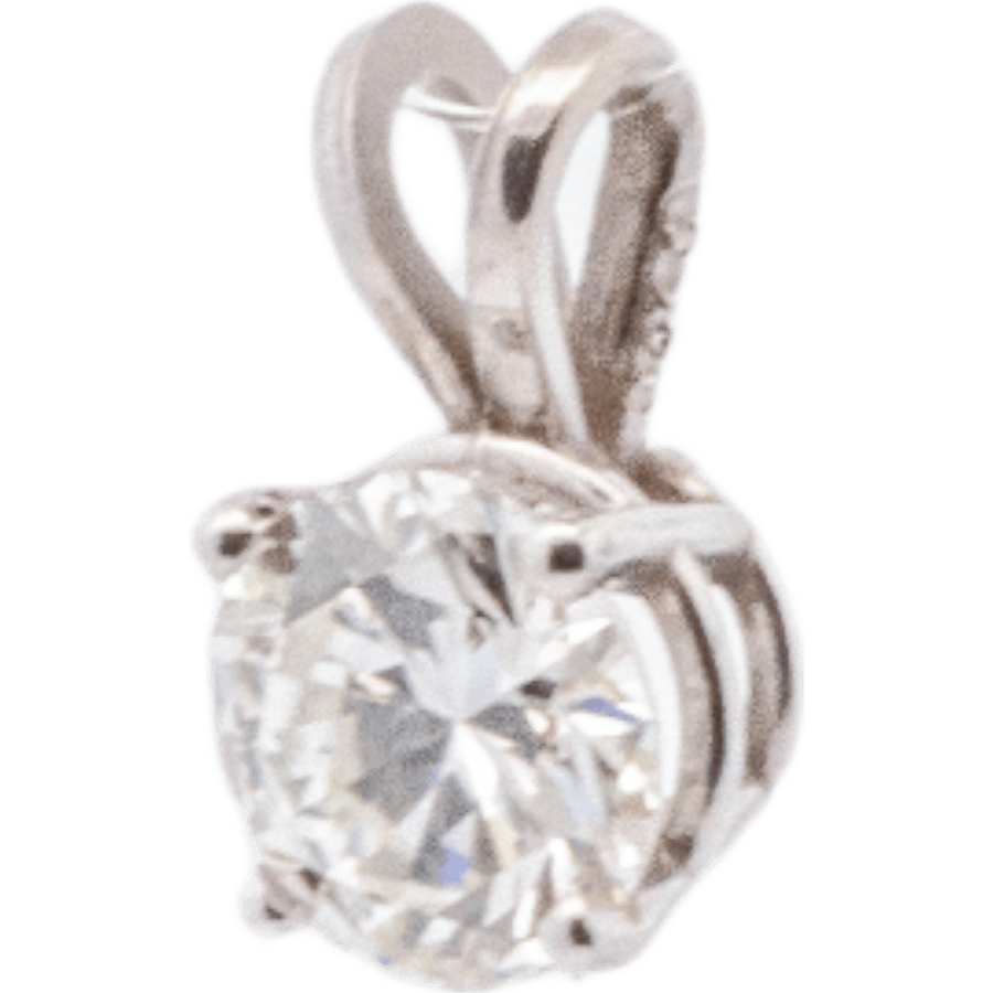 Picture of  Pendant 10k White Gold with 0.74 Carats of Diamonds