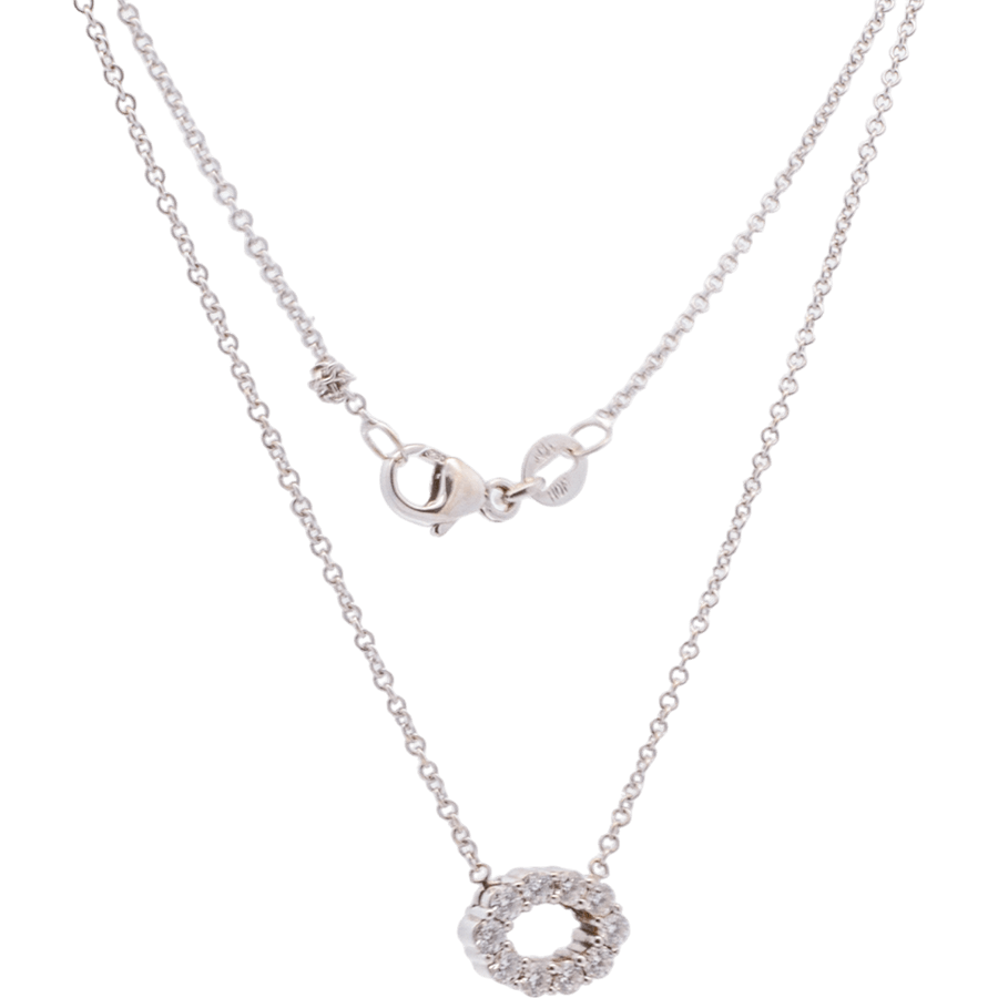 Picture of  Necklace 18k White Gold with 0.3 Carats of Diamonds