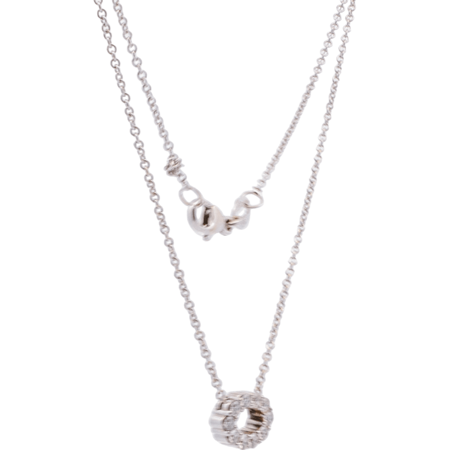 Picture of  Necklace 18k White Gold with 0.3 Carats of Diamonds