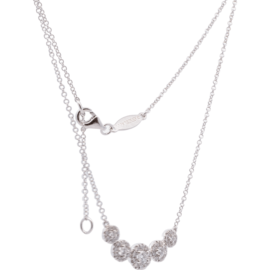 Picture of  Necklace 14k White Gold with 0.41 Carats of Diamonds