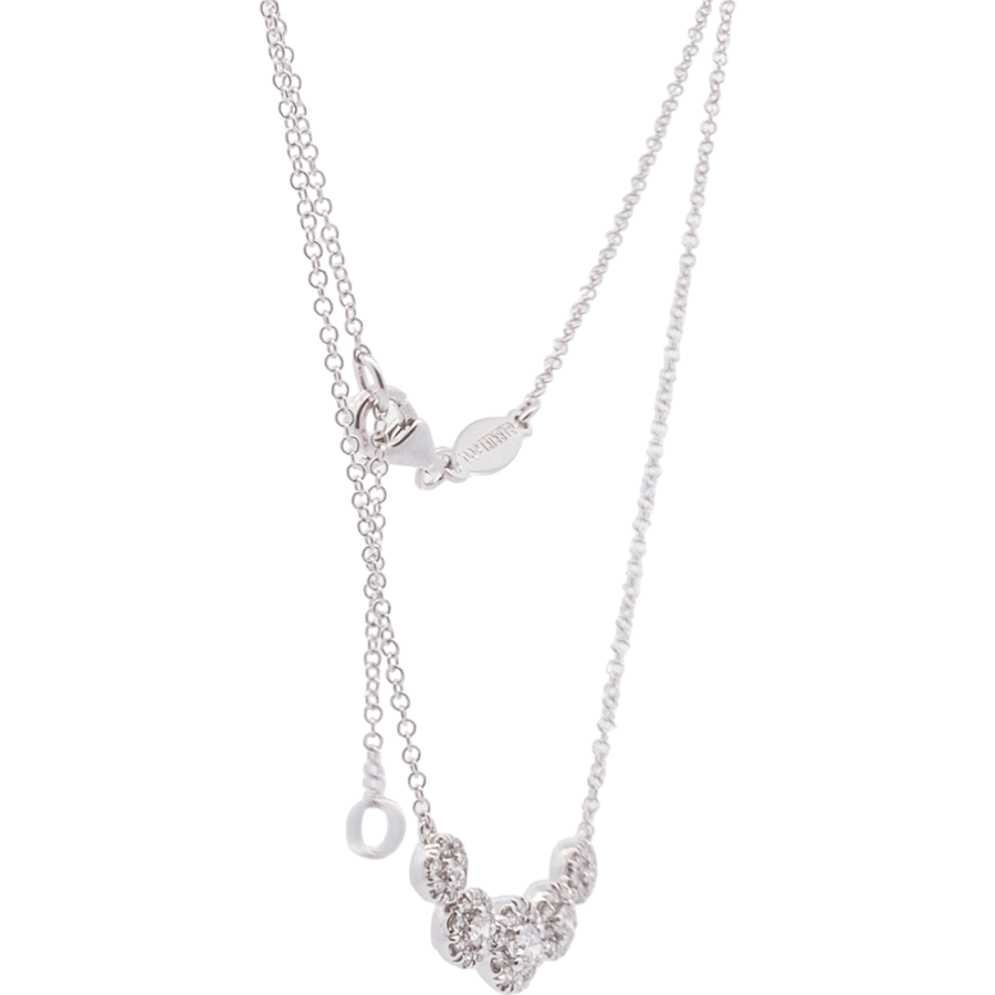 Picture of  Necklace 14k White Gold with 0.41 Carats of Diamonds