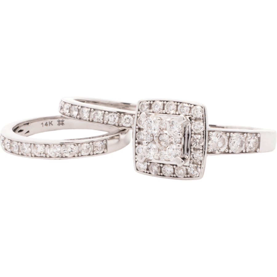 Picture of  Ring 14k White Gold with 1.57 Carats of Diamonds