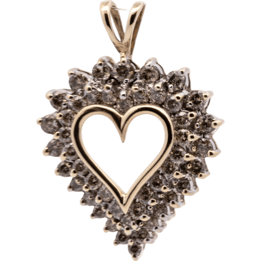 Picture of  Pendant 10k Yellow Gold with 1.6 Carats of Diamonds