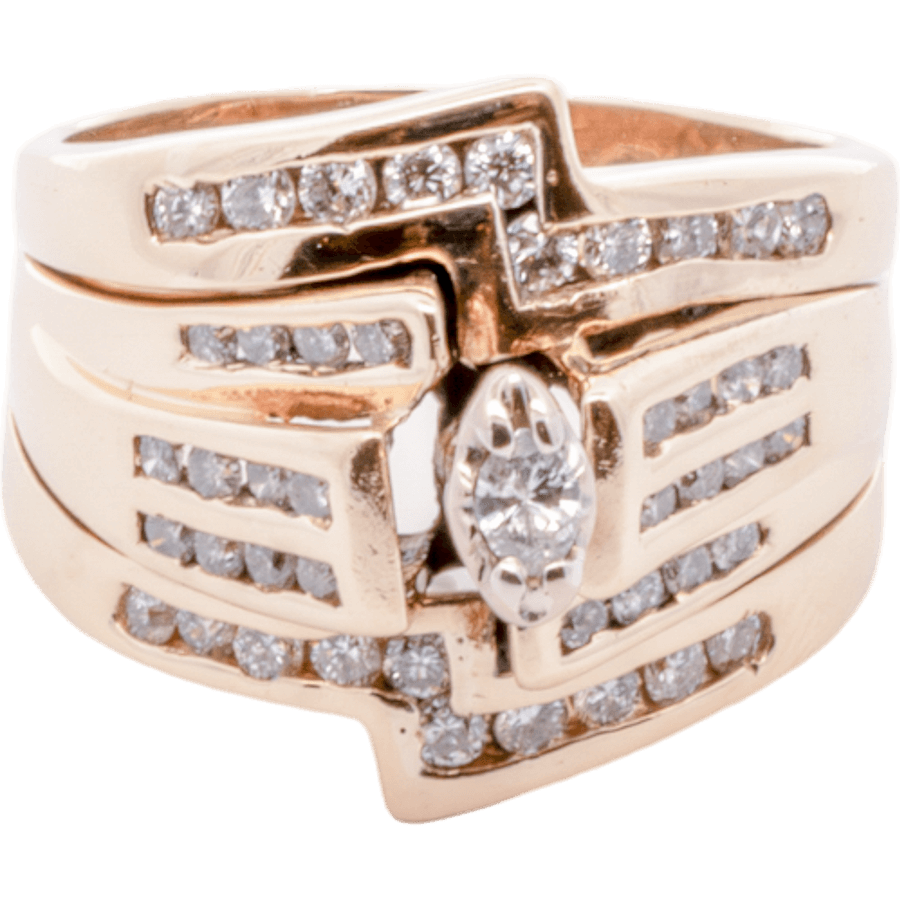 Picture of  Ring 14k Yellow Gold with 0.72 Carats of Diamonds