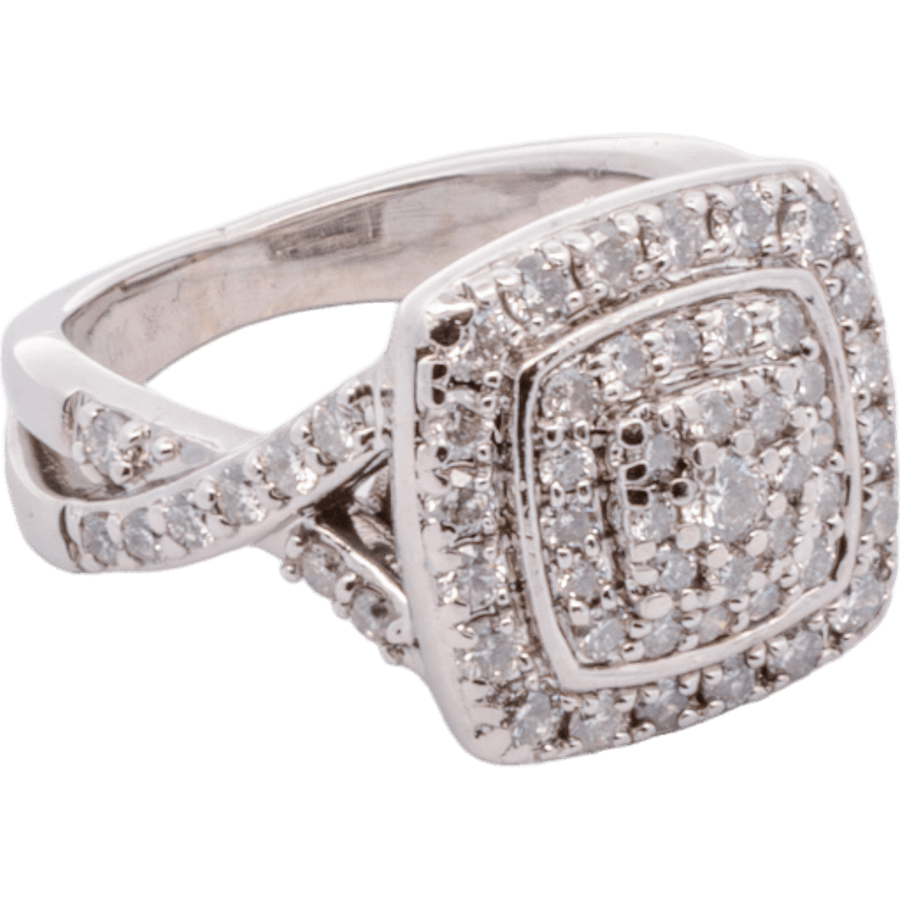 Picture of  Ring 10k White Gold with 1.91 Carats of Diamonds