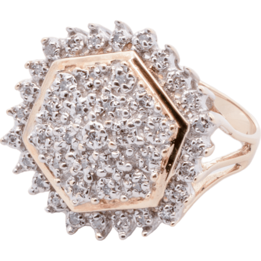 Picture of  Ring 10k Yellow Gold with 0.43 Carats of Diamonds