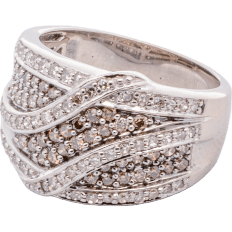 Picture of  Ring 14k White Gold with 0.98 Carats of Diamonds