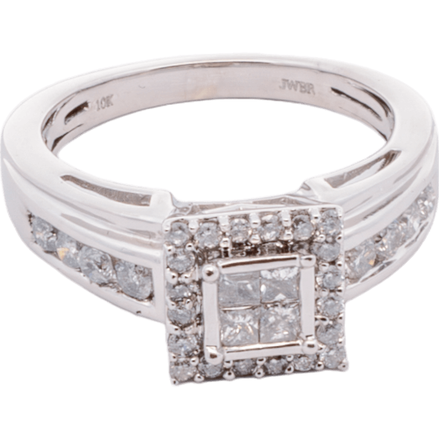 Picture of  Ring 10k White Gold with 0.85 Carats of Diamonds