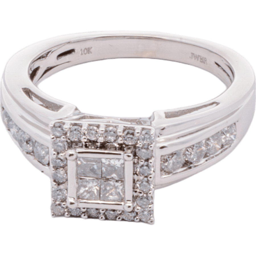 Picture of  Ring 10k White Gold with 0.85 Carats of Diamonds