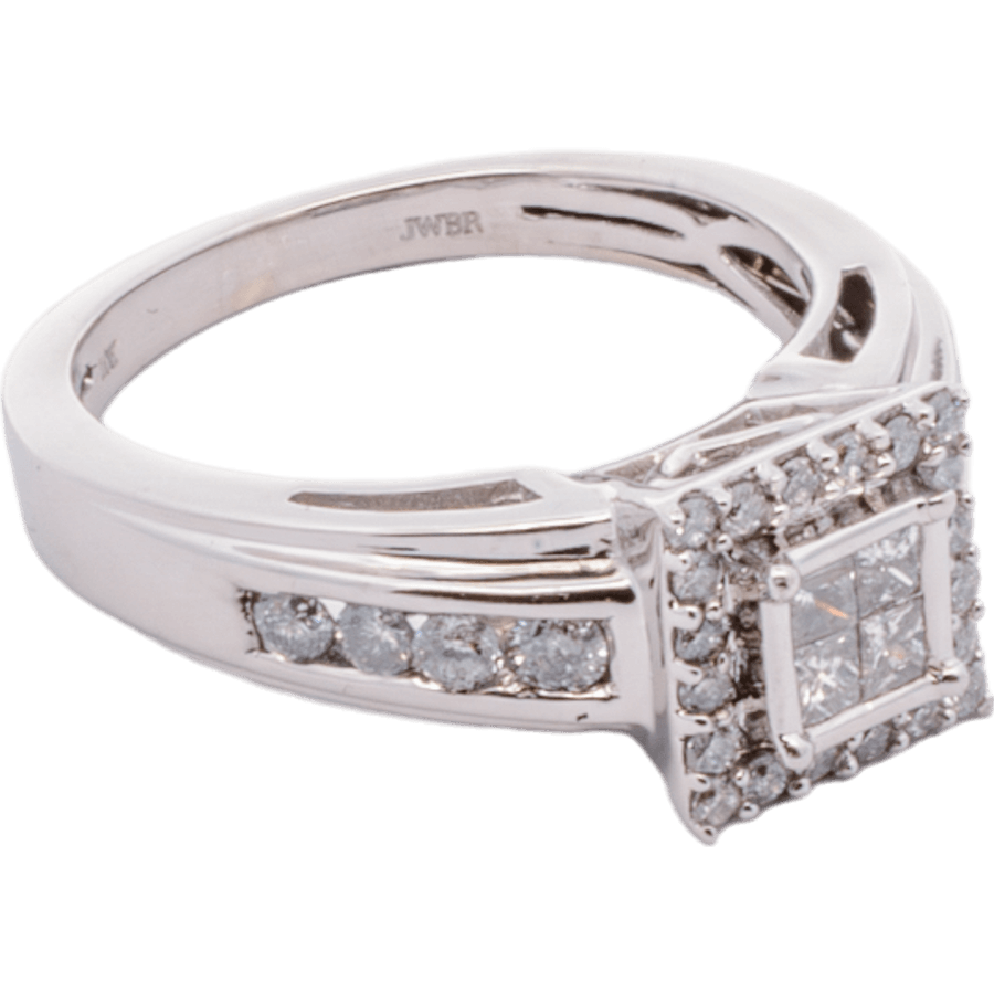 Picture of  Ring 10k White Gold with 0.85 Carats of Diamonds