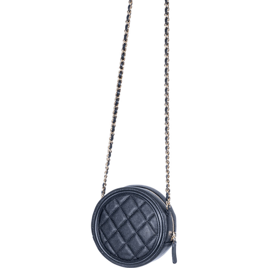 Picture of CHANEL Chanel Filigree Caviar Round Chain Crossbody