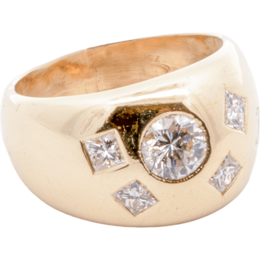 Picture of  Ring 18k Yellow Gold with 1.15 Carats of Diamonds