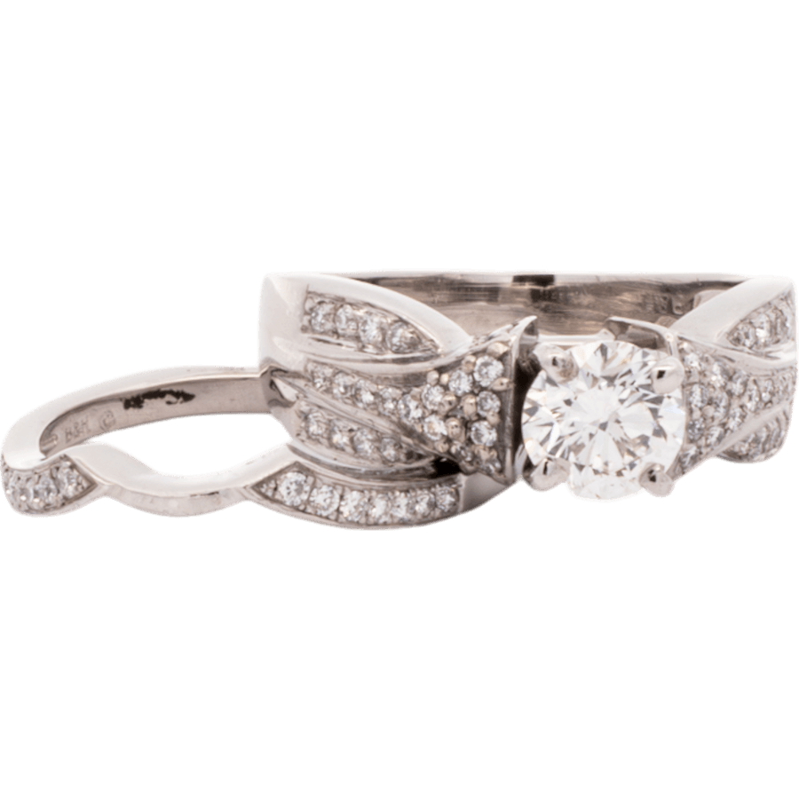 Picture of  Ring 14k White Gold with 1.02 Carats of Diamonds