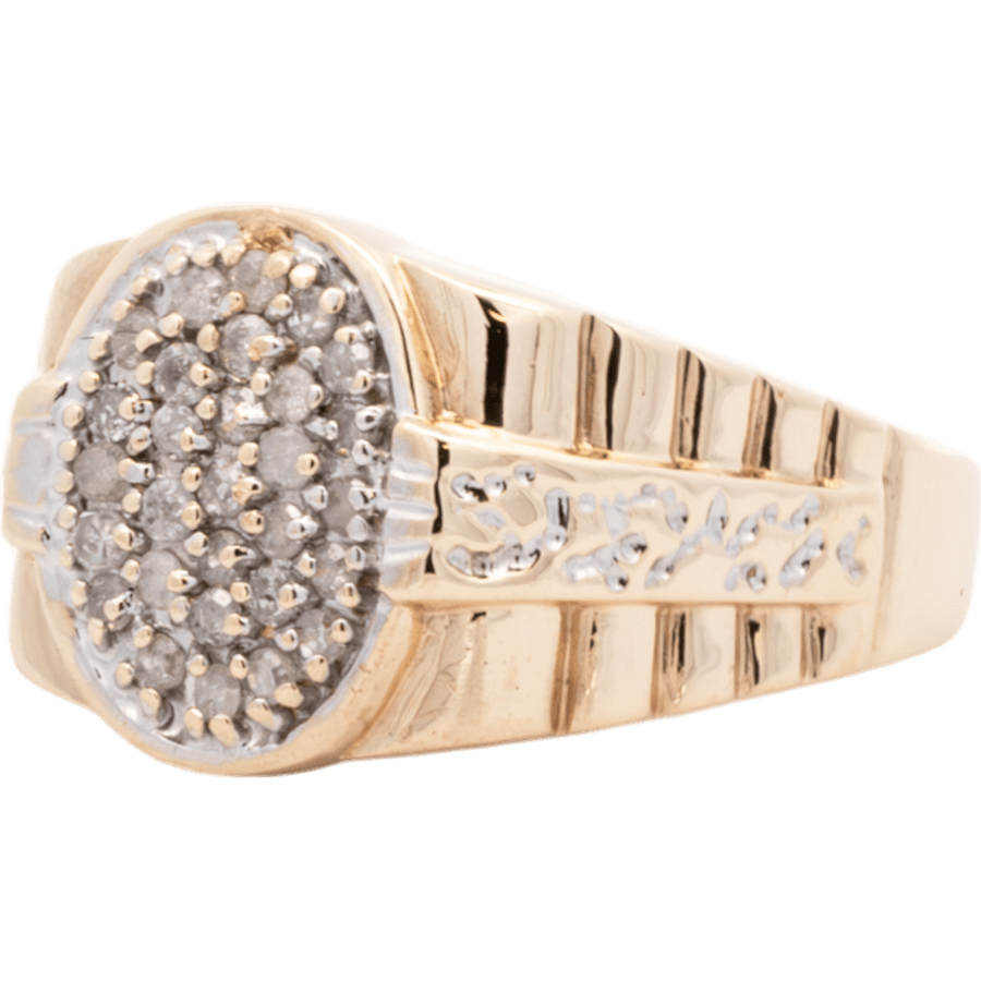 Picture of  Ring 10k Yellow Gold with 0.58 Carats of Diamonds