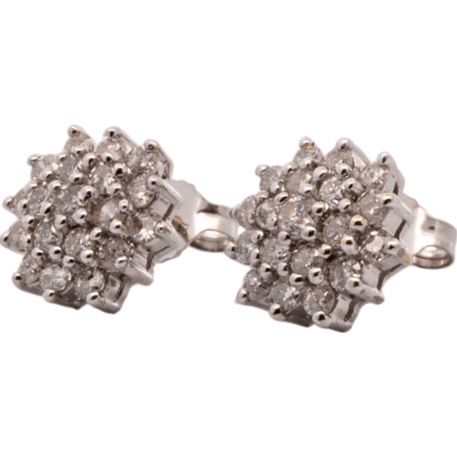 Picture of  Earrings 14k White Gold with 0.8 Carats of Diamonds